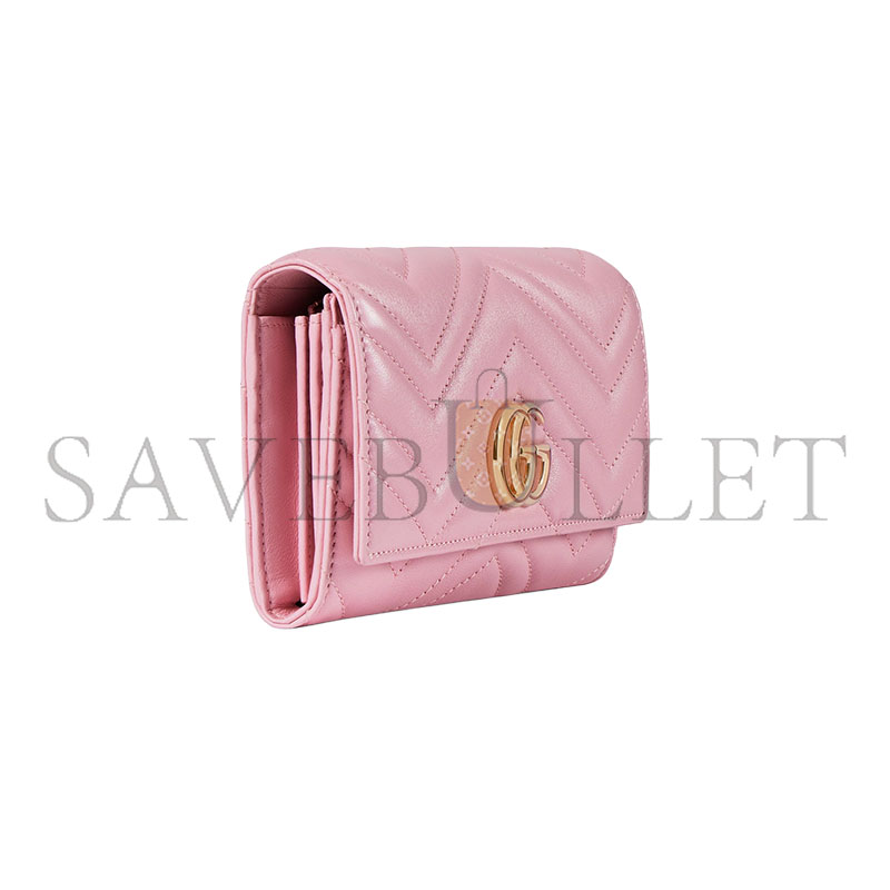 GUCCI GG MARMONT CONTINENTAL WALLET 443436 (19*10*3.5cm)